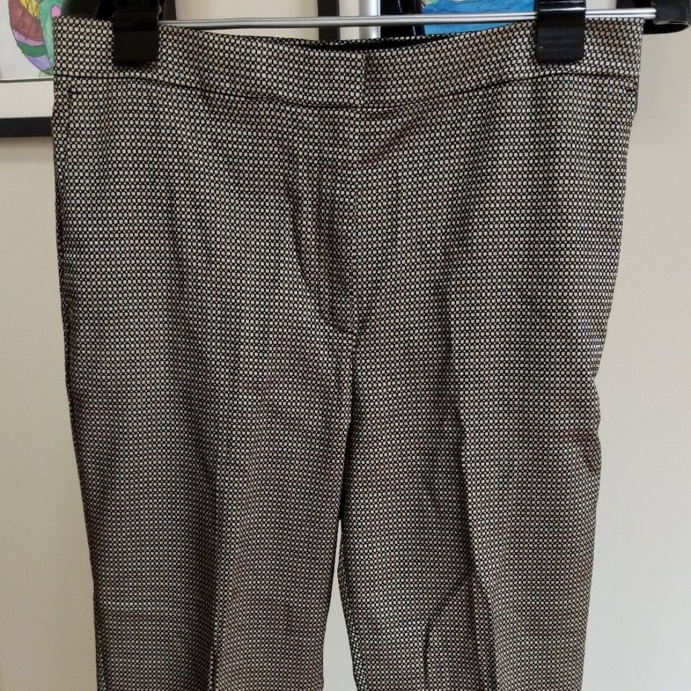 Ann Taylor Blk/Gold Dress Pants, NWOT, Size 10